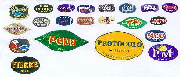 etiquettes P